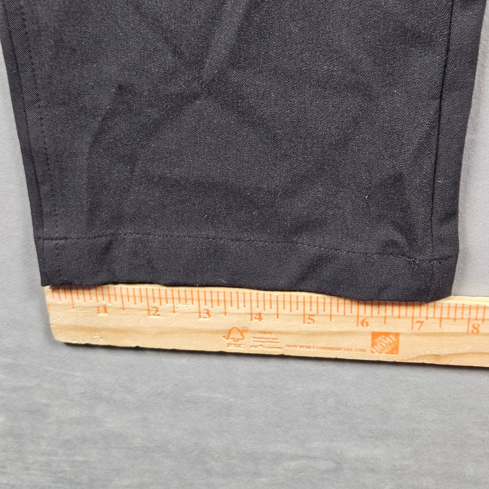 Ministry of Supply Kinetic Pants Mens 38 Tall Charcoal Black Drawstring‎ Chinos - Picture 8 of 9
